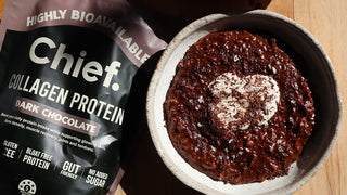 Chocolate Ginger Collagen Rice Pudding by Chief