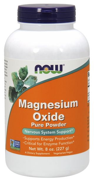 NOW Magnesium Oxide Pure Powder