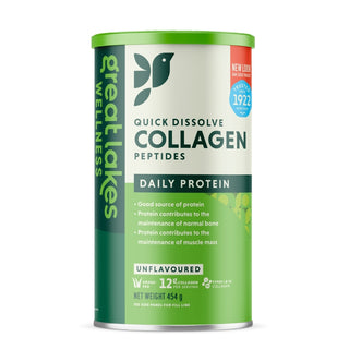 Great Lakes Quick Dissolve Collagen Peptides (also known as Gelatin Co. Collagen Hydrolysate)