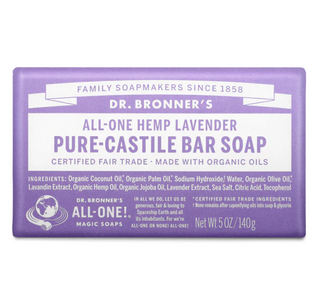 Dr Bronner's Magic Bar Soap - All-One Hemp Pure Castile Soap - Lavender