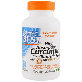 Doctor's Best - High Absorption Curcumin C3 with BioPerine 1000mg