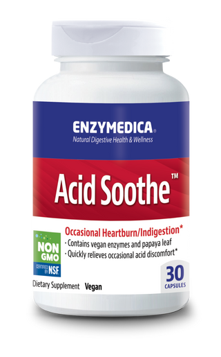 Enzymedica Acid Soothe - 30 Capsules