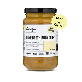 Gevity Bone Broth AM Cleanse Body Glue - 390gm