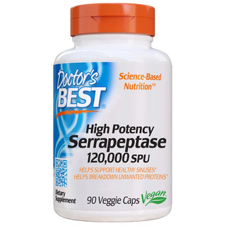 Doctor's Best | High Potency Serrapeptase 120,000 SPU