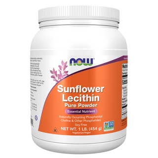 NOW Sunflower Lecithin - Pure Powder 454g