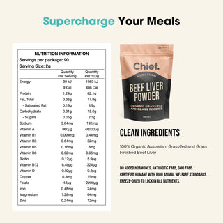 Chief | Beef Liver Powder