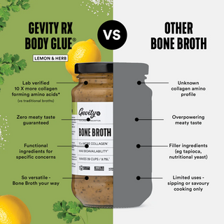 Gevity Bone Broth Lemon & Herb - 390gm