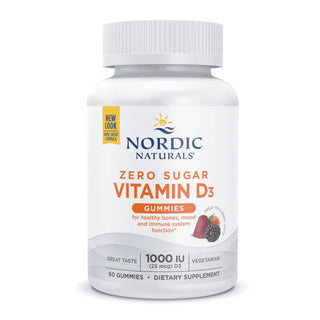 Nordic Naturals Zero Sugar Vitamin D3 | 60Gummies