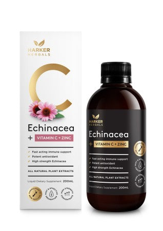 Harker Herbals BE WELL Vitamin C ECHINACEA + Zinc