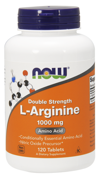 NOW L-Arginine Double Strength 1000mg