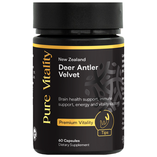 Pure Vitality Deer Antler Velvet Premium Tips 