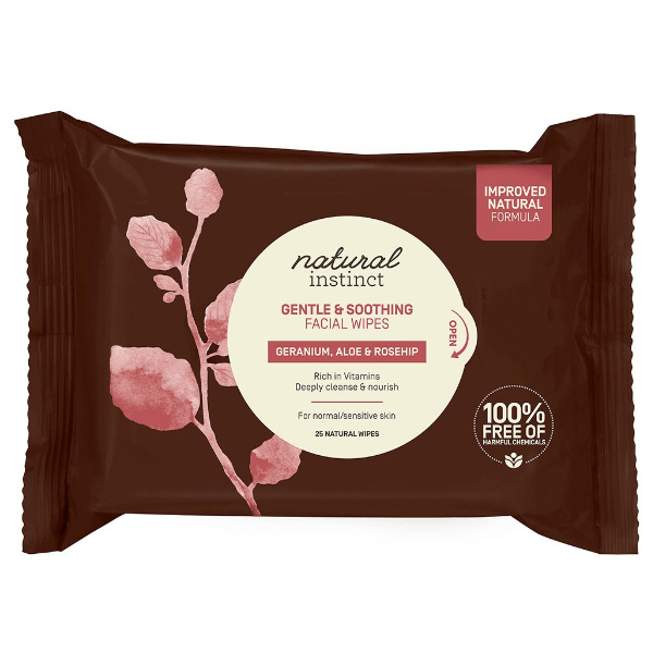 Natural Instinct Gentle & Soothing Facial Wipes