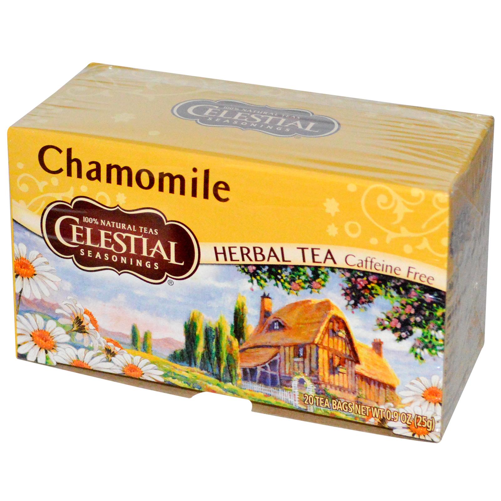 Celestial Seasonings Herbal Tea Caffeine Free Chamomile