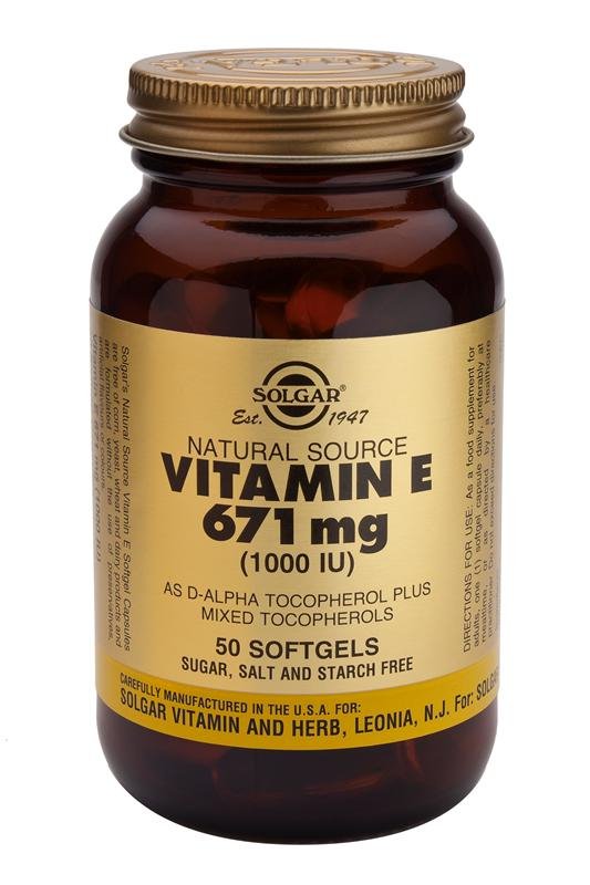 Solgar Vitamin E 1000iu (Softgels)
