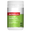 Nutra-Life Triple strength Garlic + C, Horseradish +