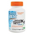 Doctor's Best Natural Vitamin K2 with MenaQ7 45mcg