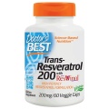 Doctor's Best - Trans-Resveratrol 200 with ResVinol-25 200mg