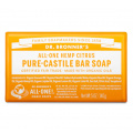 Dr Bronner's Magic Bar Soap - All-One Hemp Pure Castile Soap - Citrus Orange